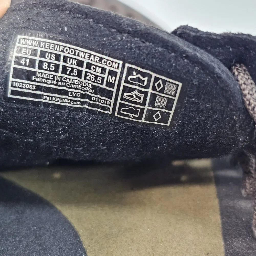KEEN Uneek Cord Sandal Open Air Sneaker Men US 8.5 EU 41 Brown Bungee 1023053